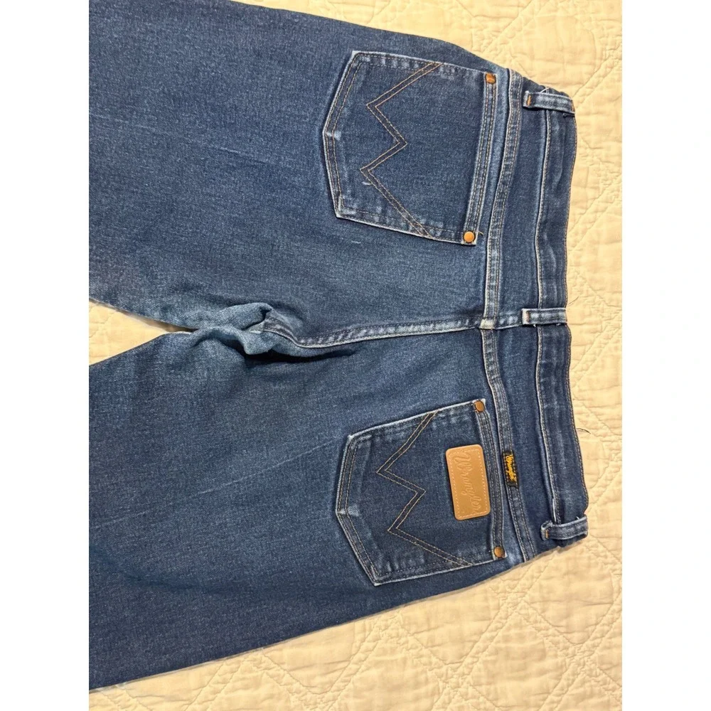 Wrangler Cowboy Cut Jeans Boys 16 Husky Blue Denim Straight Leg Pants